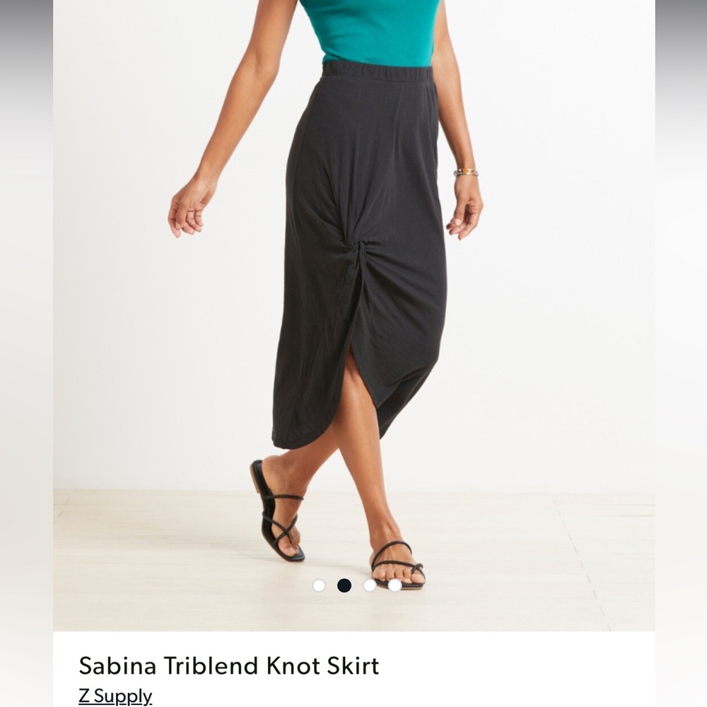 NWT Z Supply Sabina Triblend Knot Skirt